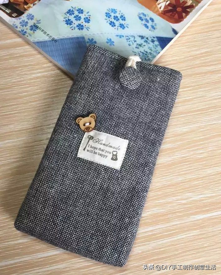 布艺手机套15pro,diy手工手机套