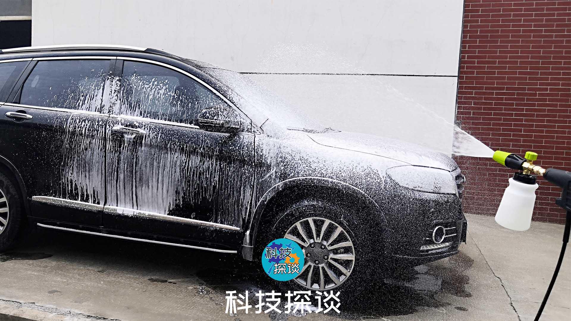 智能自助洗车机真的能洗干净吗,绿霸洗车机个人实测