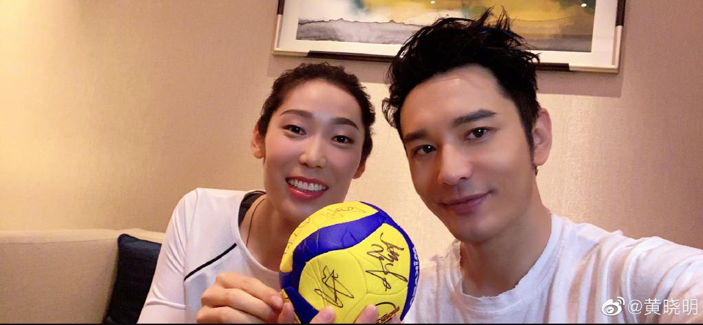 黄晓明对朱婷的生日祝福,黄晓明与朱婷最新视频