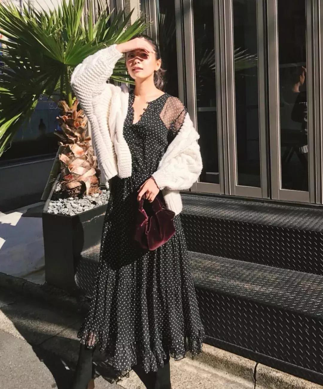 小众印花穿出时髦感,印花气质高级感