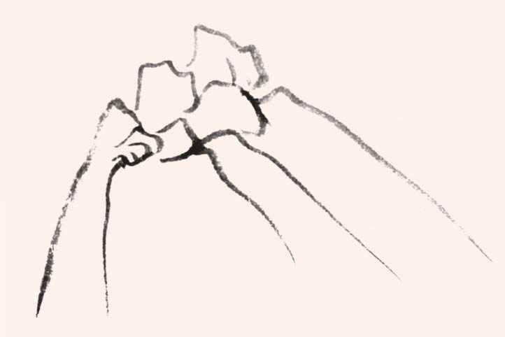 画山石的阴阳面的技巧,山石的画法及皴法详解图