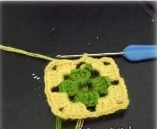 教你编织钩针坐垫手把手学会,钩针编织莲花坐垫教程简单