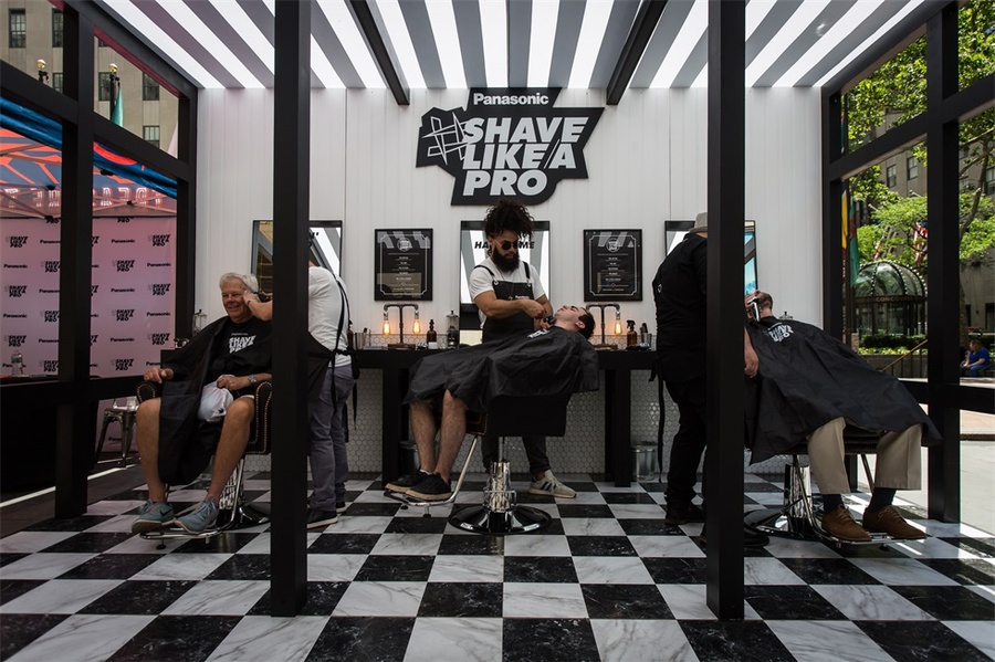 松下电动理发,理发店体验模式