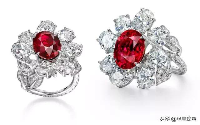 红宝石戒指款式图片,红宝石戒指颜色最好的品牌