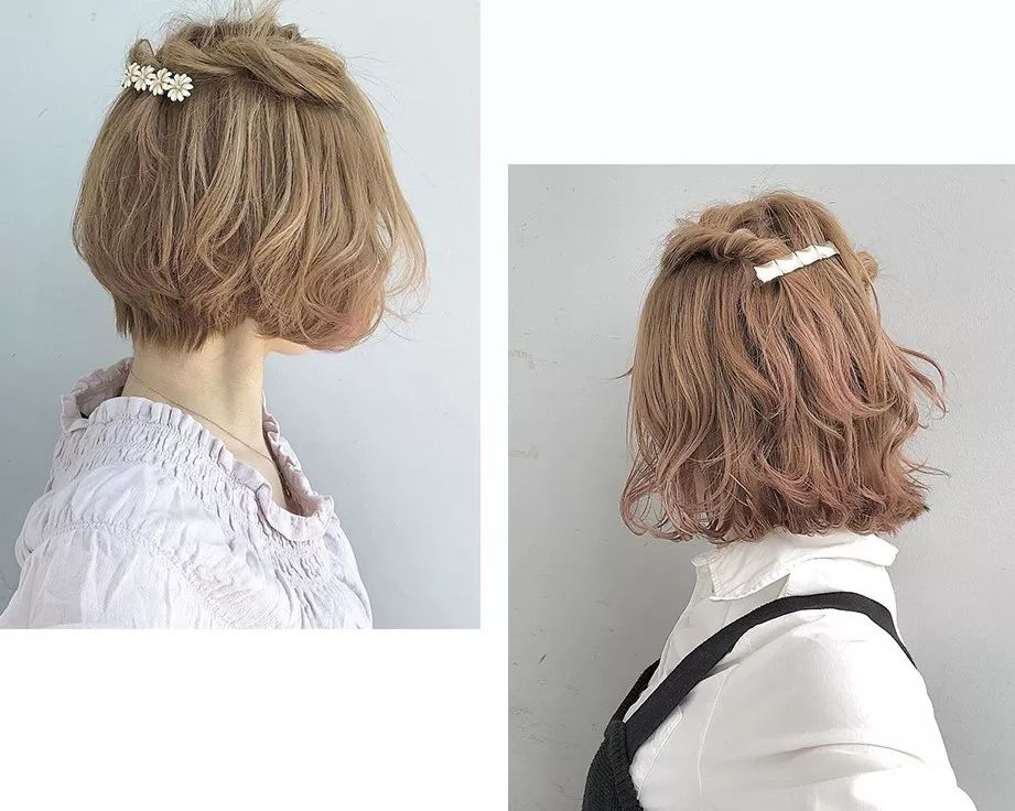 儿童编发简单漂亮短发10-12岁马尾,真的超简单的短发吸睛编发教程