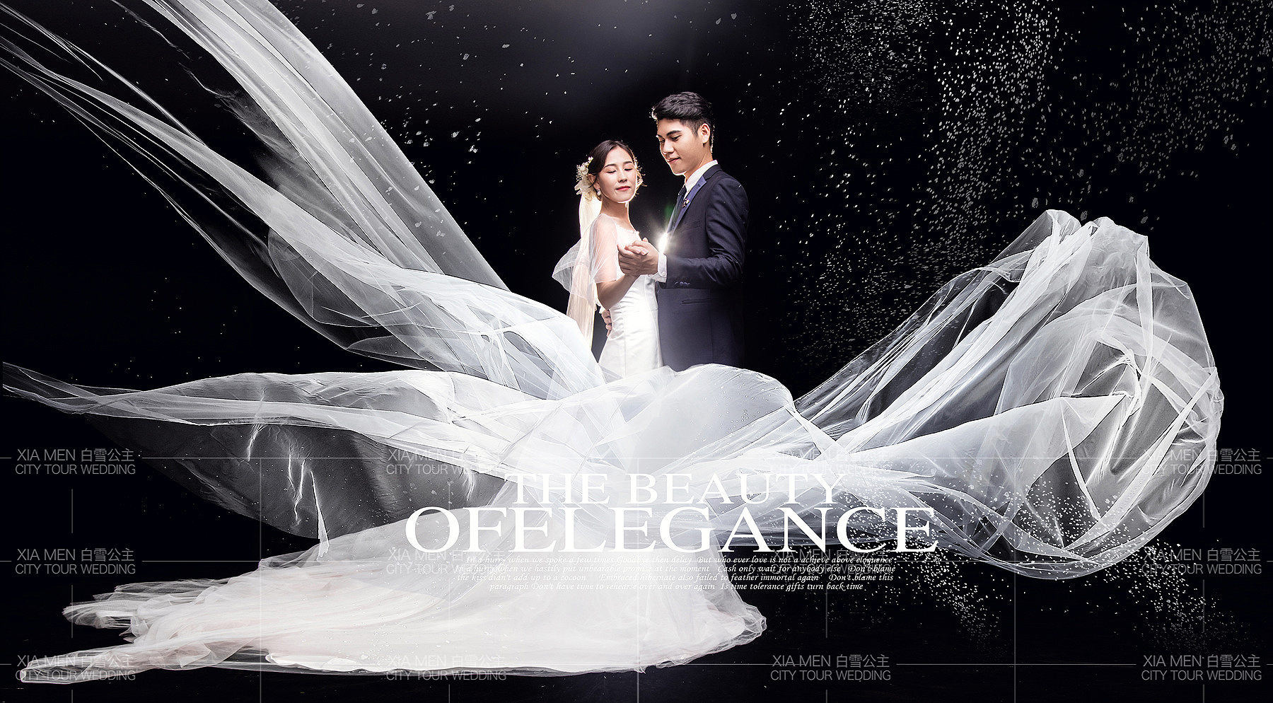 适合公主的婚纱照,拍一套属于自己风格的婚纱照