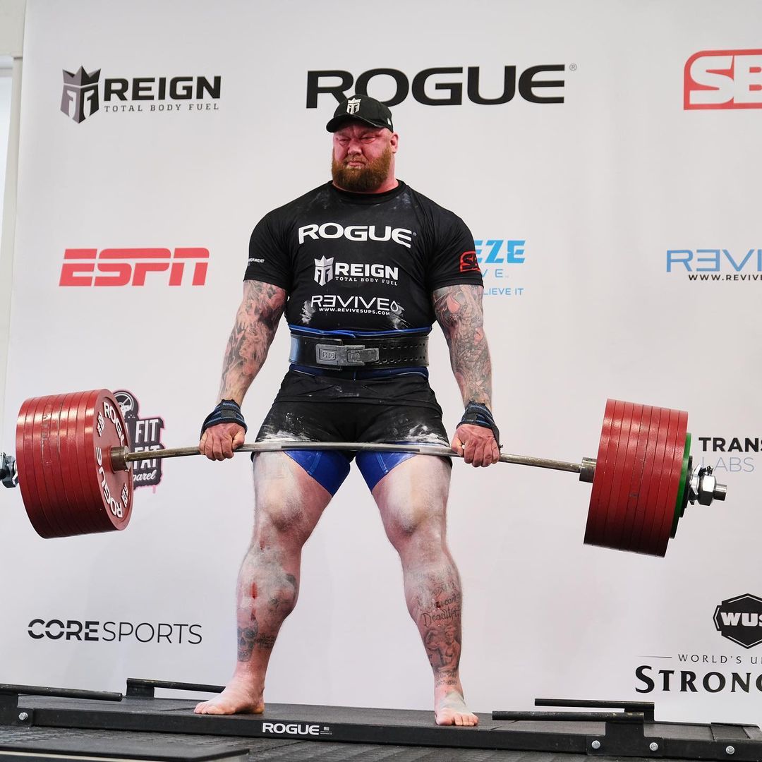 大力士硬拉1047磅,大力士拉杠铃世界纪录