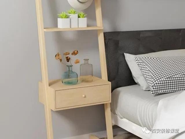 卧室放不下床头柜怎么办,卧室放不下床头柜6种形式搞定