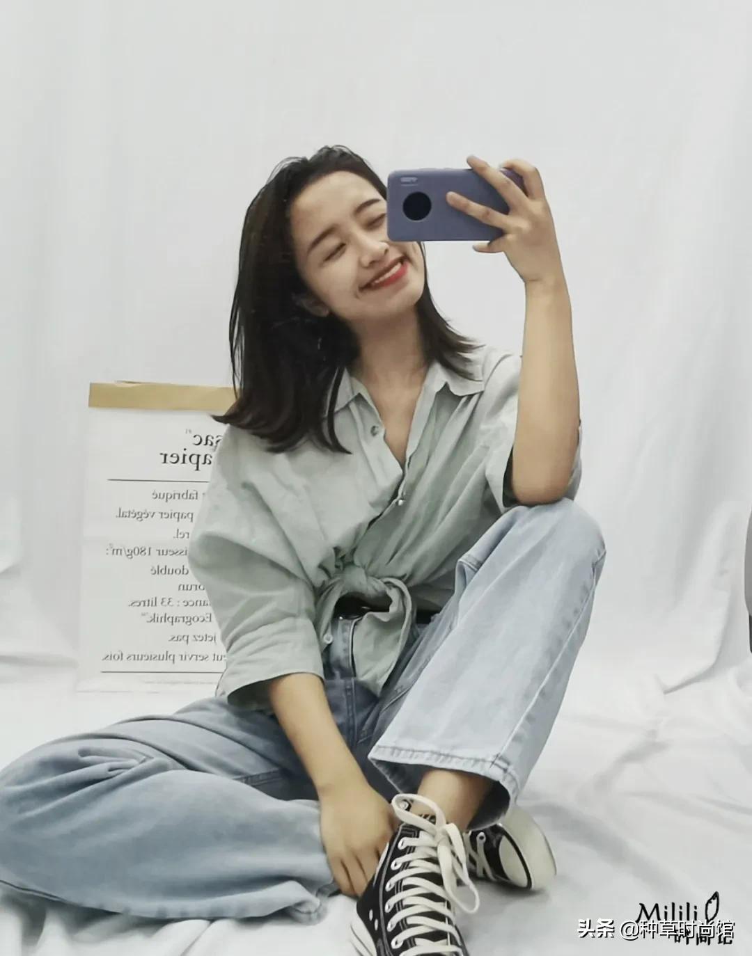 渣女裤新款牛仔,最近很火的渣女裤秋冬