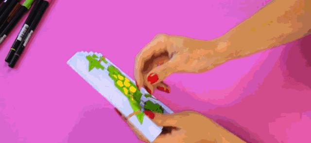 创意手工折纸挂起来装饰,手工折纸创意垃圾桶照片