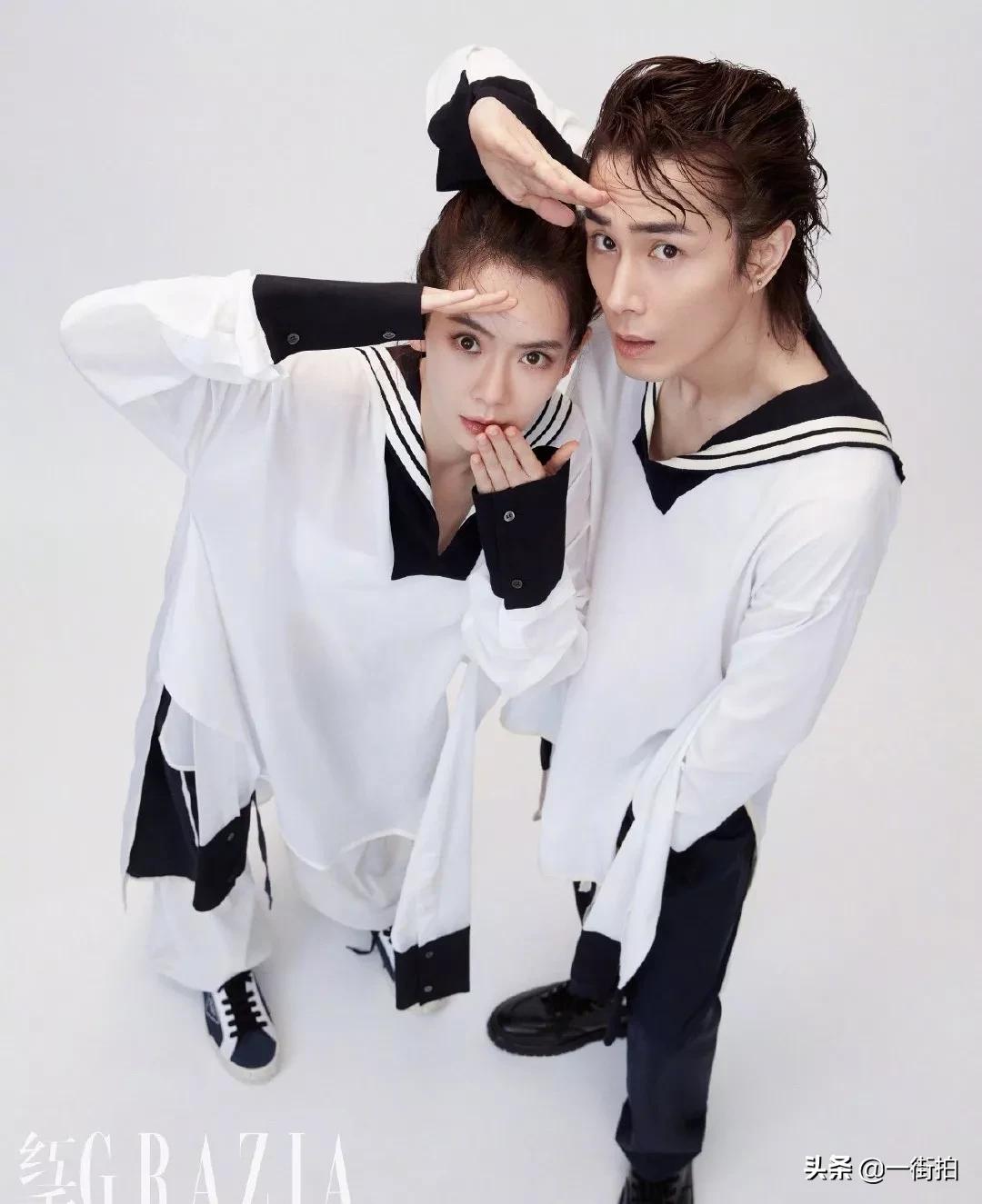 戚薇穿牛仔背带裙,戚薇吊带裙搭配图片