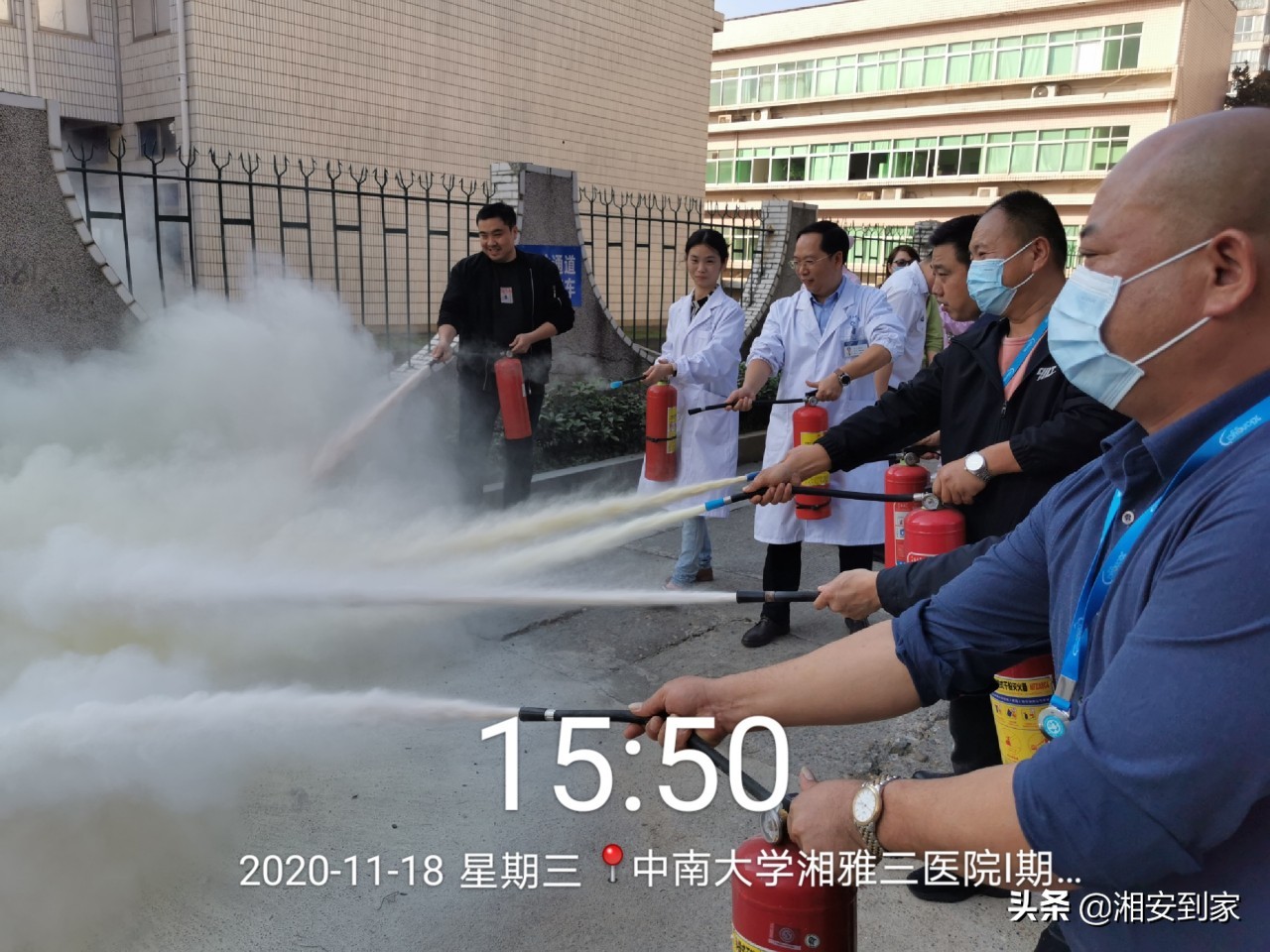 中南大学湘雅三医院消防培训、安全演练,筑牢医院“防火墙”