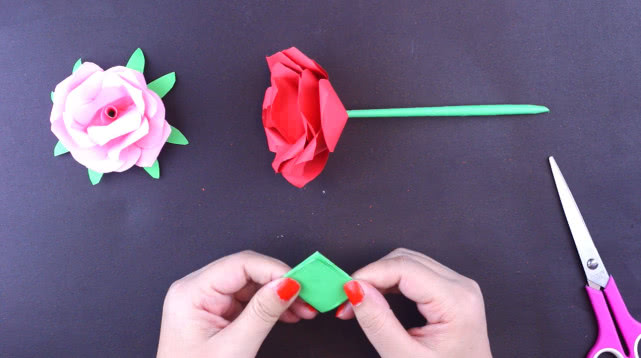 手残党都能学会的折纸闺蜜手环,手残党也能学会的花花折纸