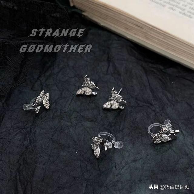 耳夹无耳洞高级仙气设计感,无耳洞耳夹简单大方