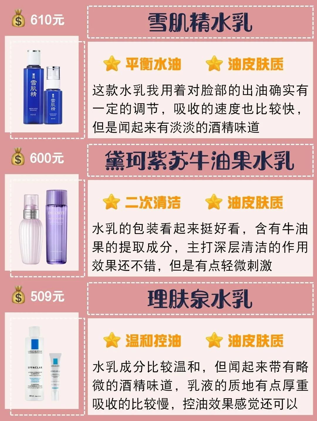 好用的水乳抗衰老补水测评,各种品牌抗皱水乳测评