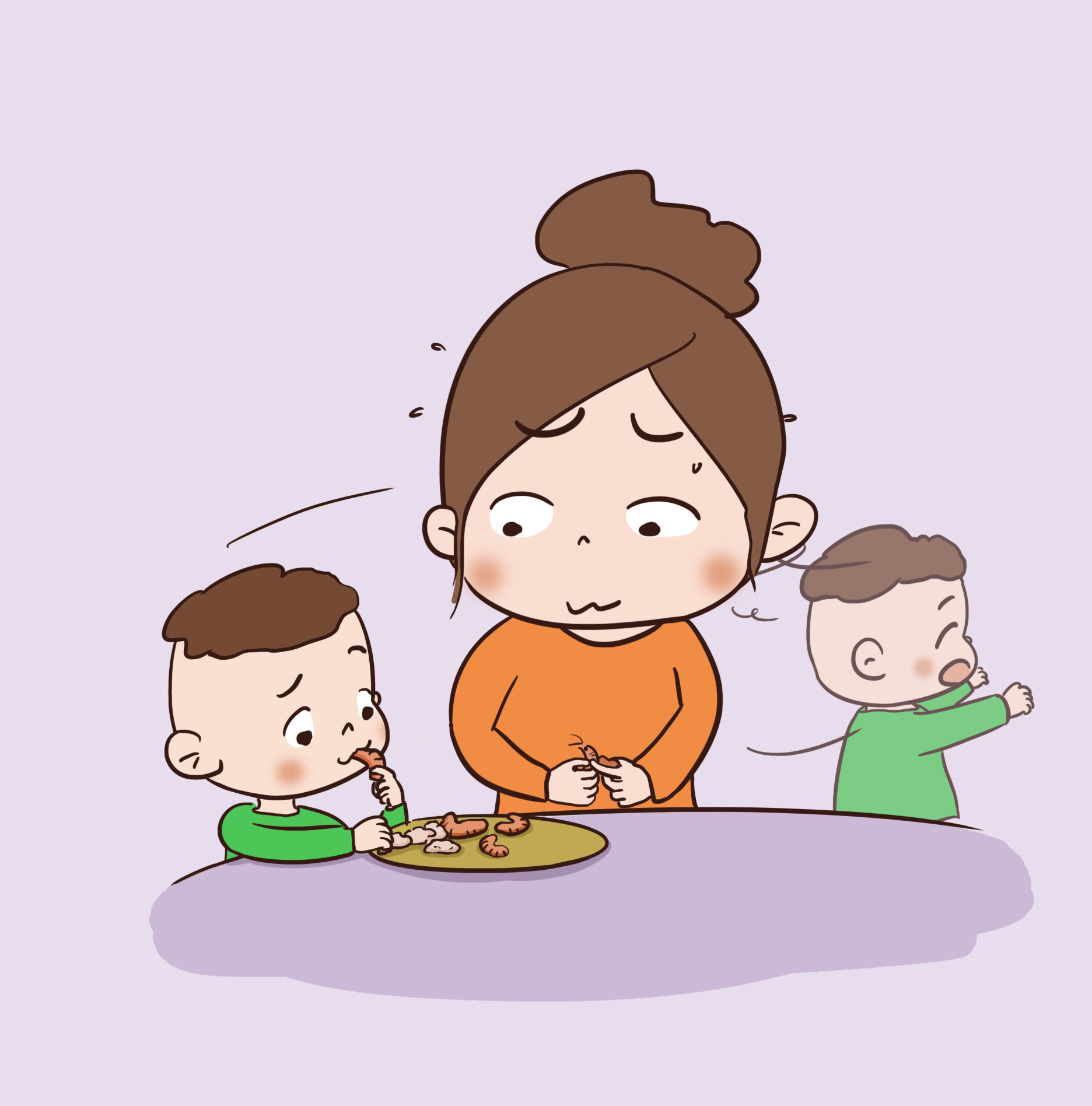 孩子吃饭总是磨蹭怎么办,孩子吃饭磨蹭走神