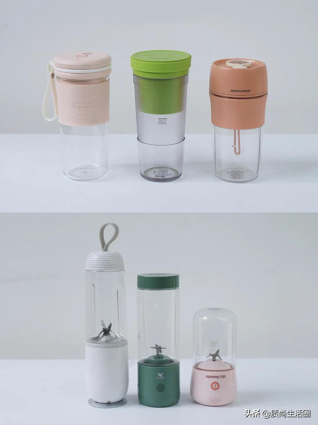 八叶刀头榨汁机小型评测,榨汁机四叶刀头对比六叶