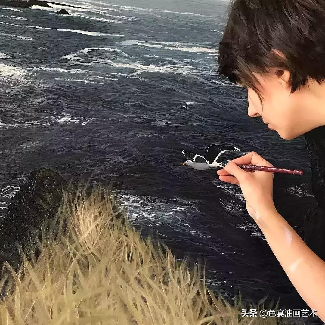 用最简单的画笔，画出绝美的大海