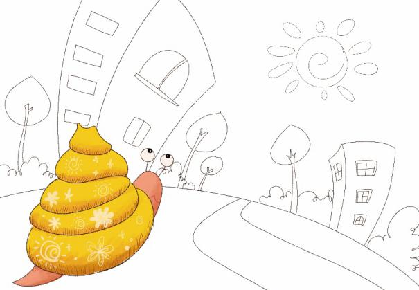 儿童创意美术课程:小蜗牛