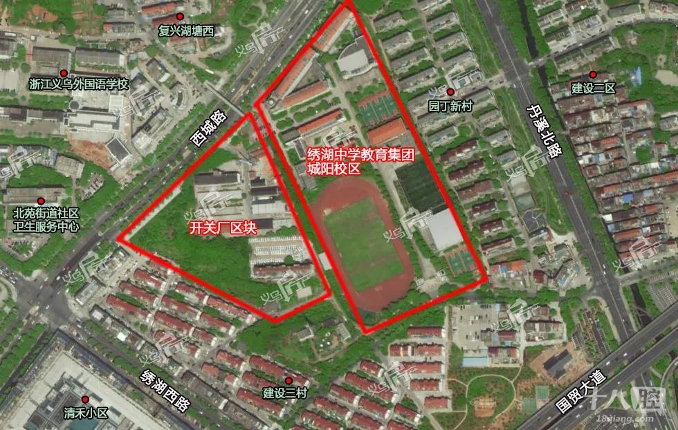 绣湖中学开关厂校区规划方案出炉,义乌绣湖中学开关厂