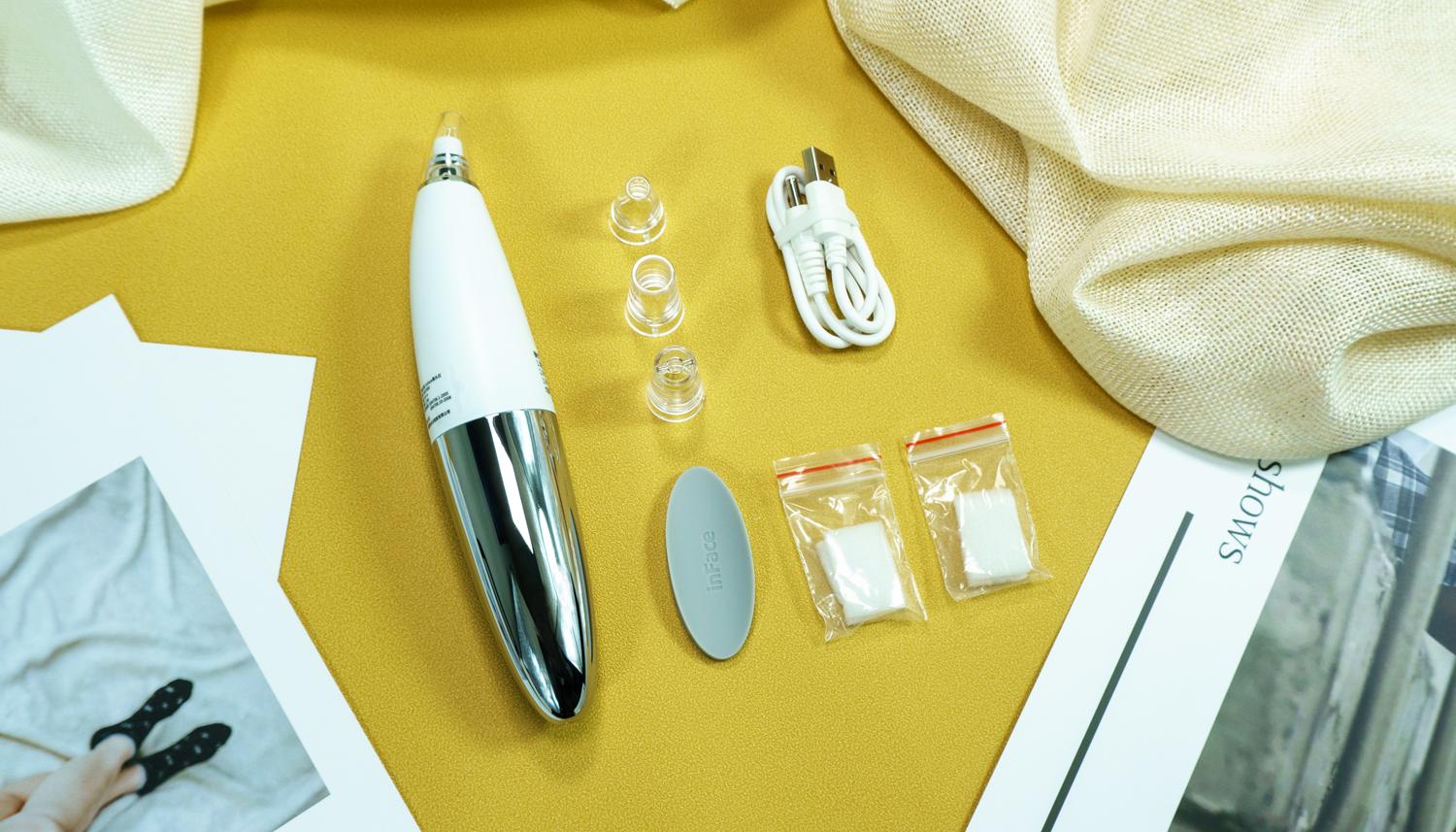 inface美容仪器小章鱼黑头吸出器,小米米粉最新款