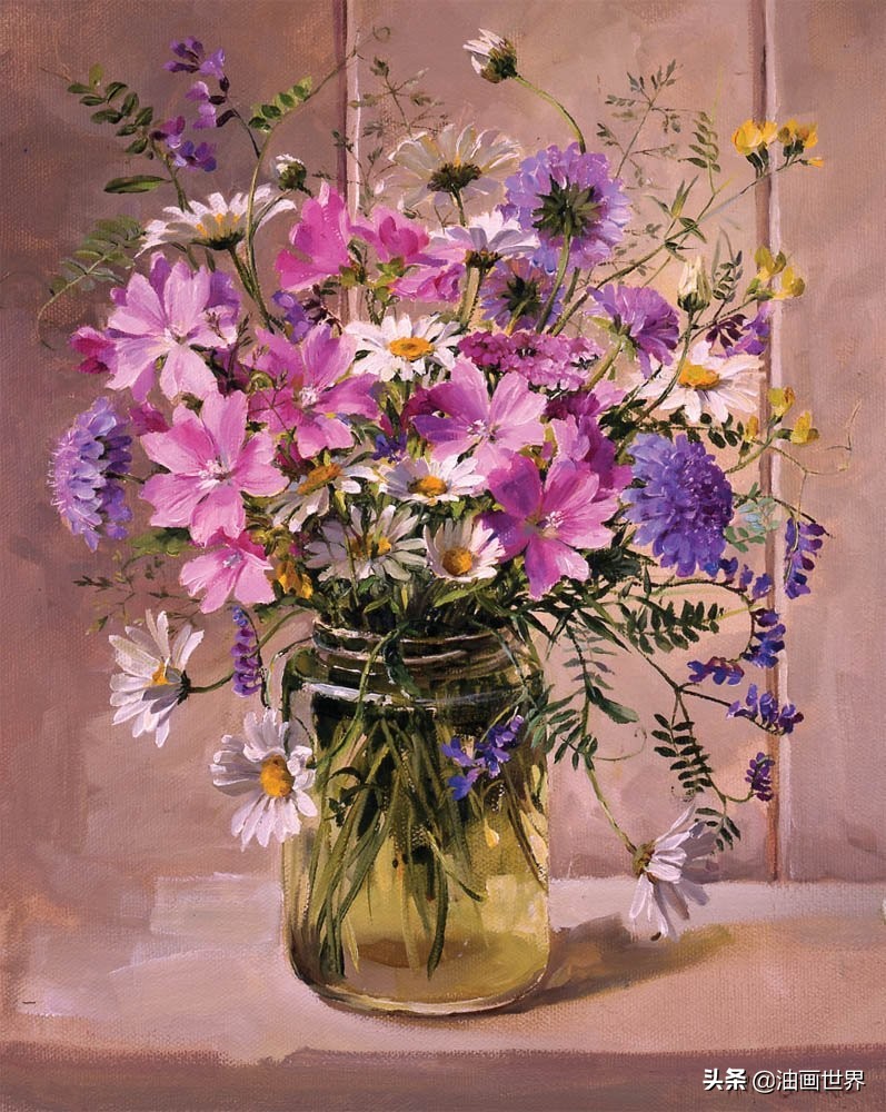 花开了,我便画花!花谢了,我便画自己!