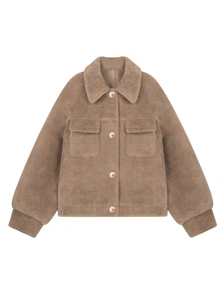 毛呢香风短款外套女秋冬最新款,中款毛呢外套穿搭短款