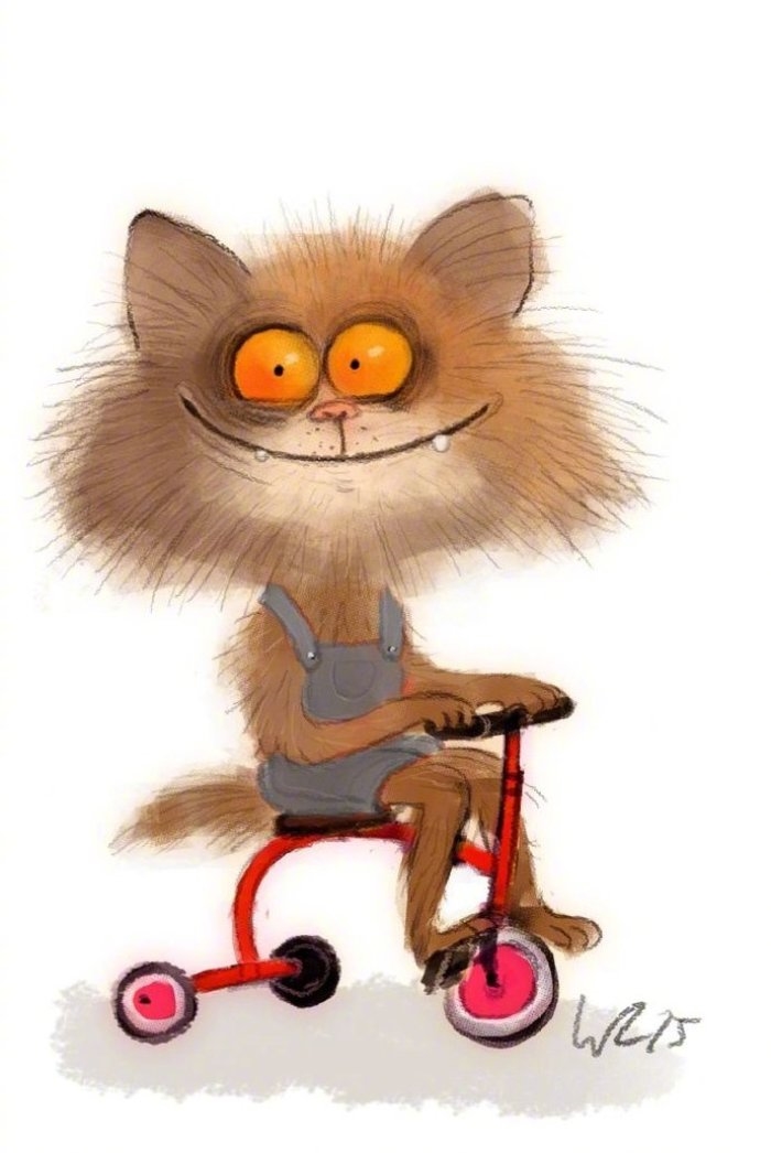 超萌超可爱的彩铅手绘插画，她的作品都很熟悉，可就是看不腻啊