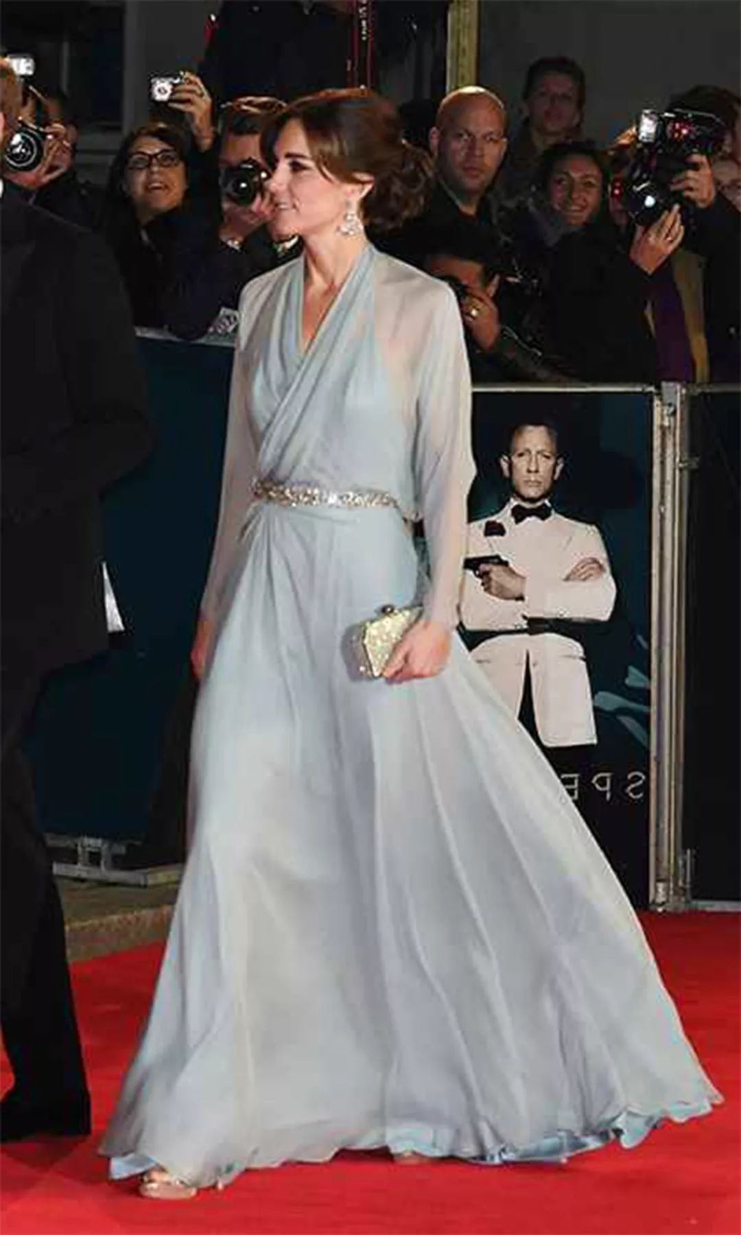 凯特王妃金纱裙,凯特皇妃透纱裙短袖