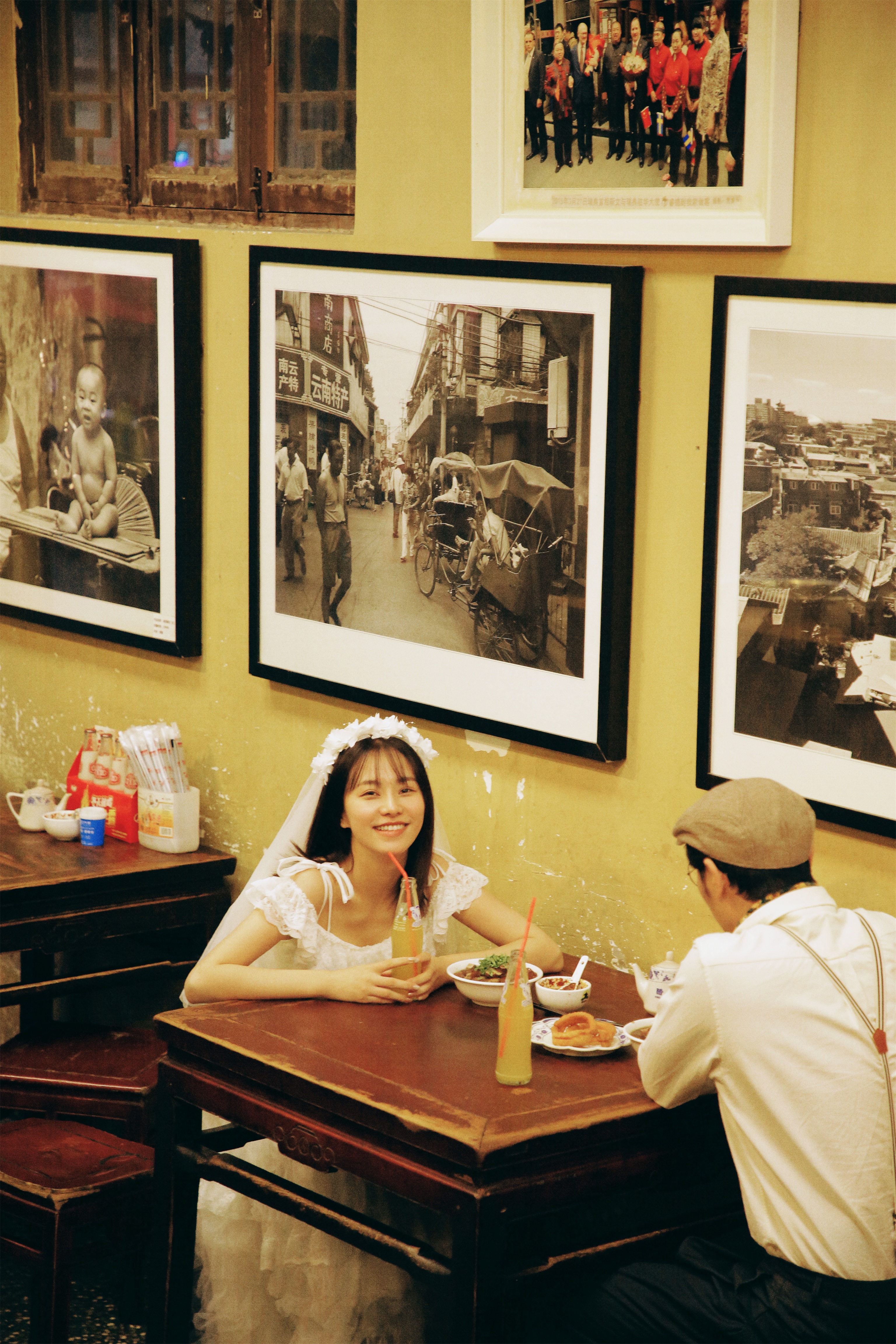 北京婚纱照怀旧,北京婚纱照外景有古典特色