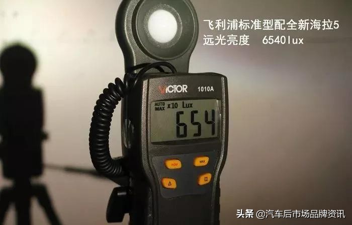 氙气灯6000k黑夜效果,氙气灯泡真实测评