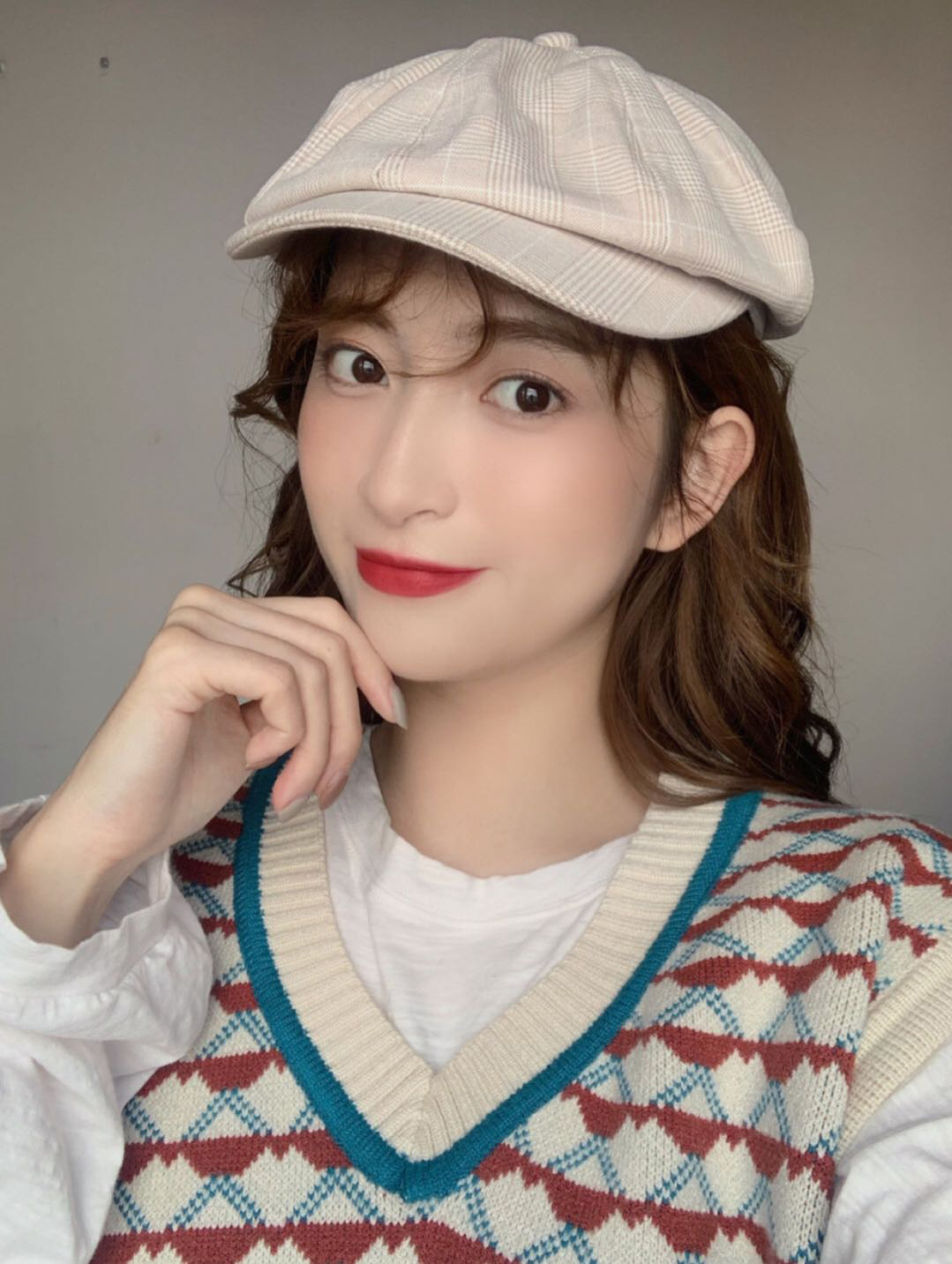 秋冬百搭超级好看贝雷帽,高级感穿搭冬季贝雷帽