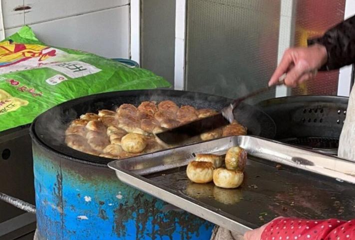 南京自制炉子,南京浦口很有名的煎包