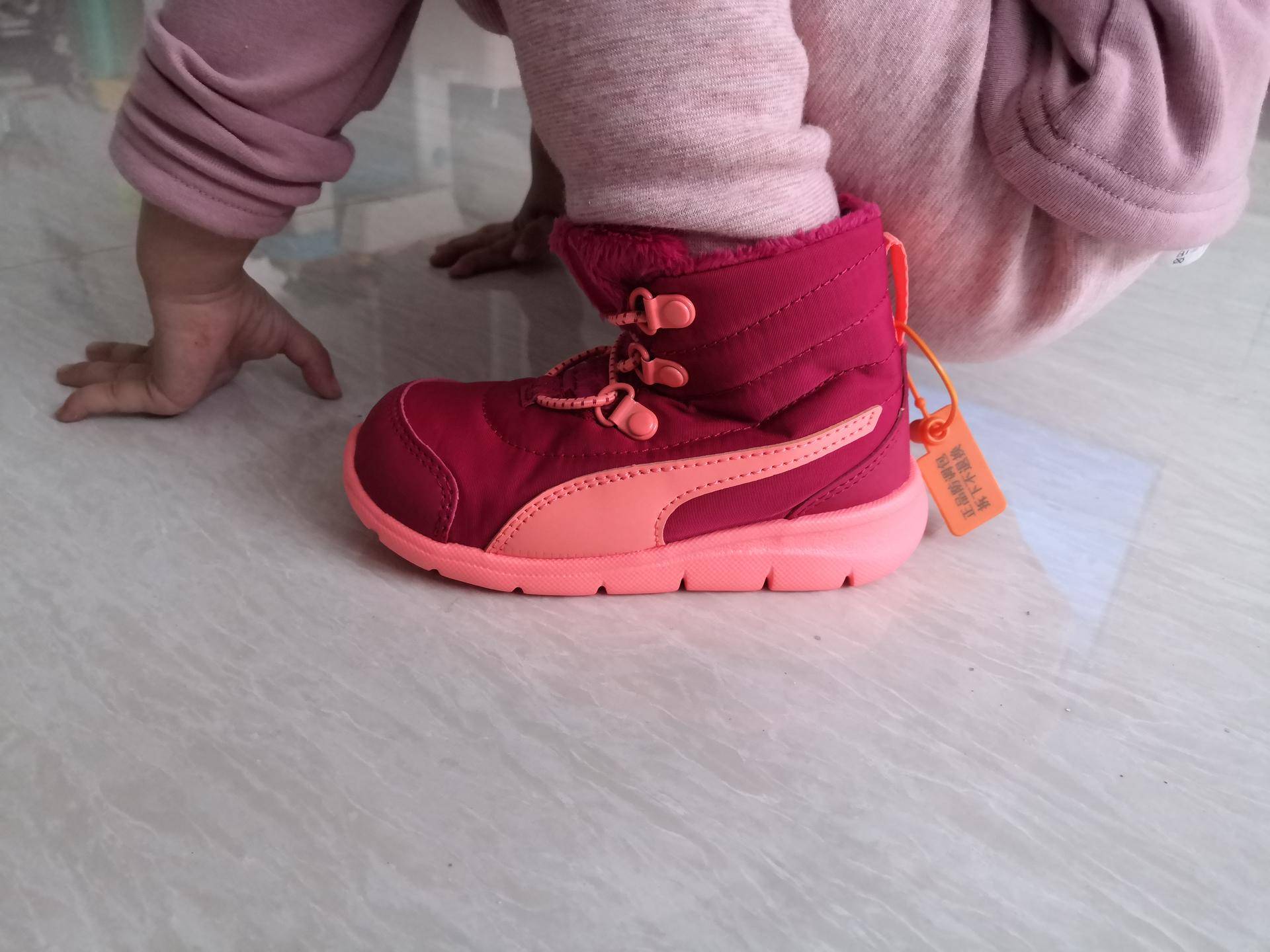 「双十一晒单」踏雪无忧:彪马小童加绒运动靴