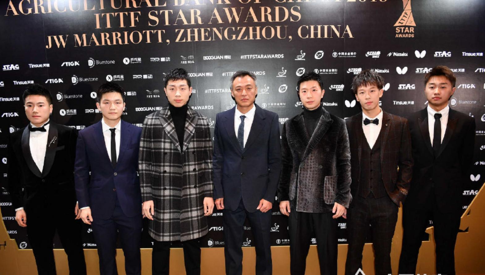 马龙许昕西装,许昕张继科马龙逗比照片