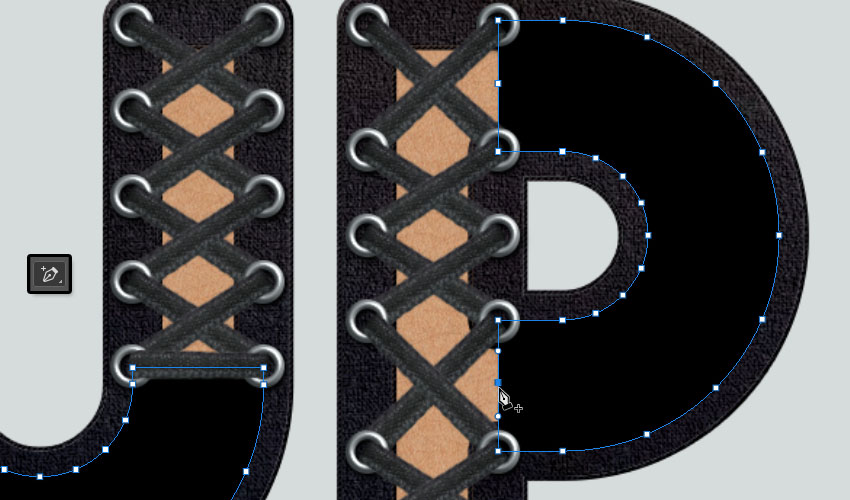 ps怎么做创意字体描边,ps鞋带花边怎么设计