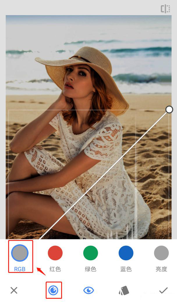 拍的人像照片，人物脸部黑暗，用Snapseed怎么调整？