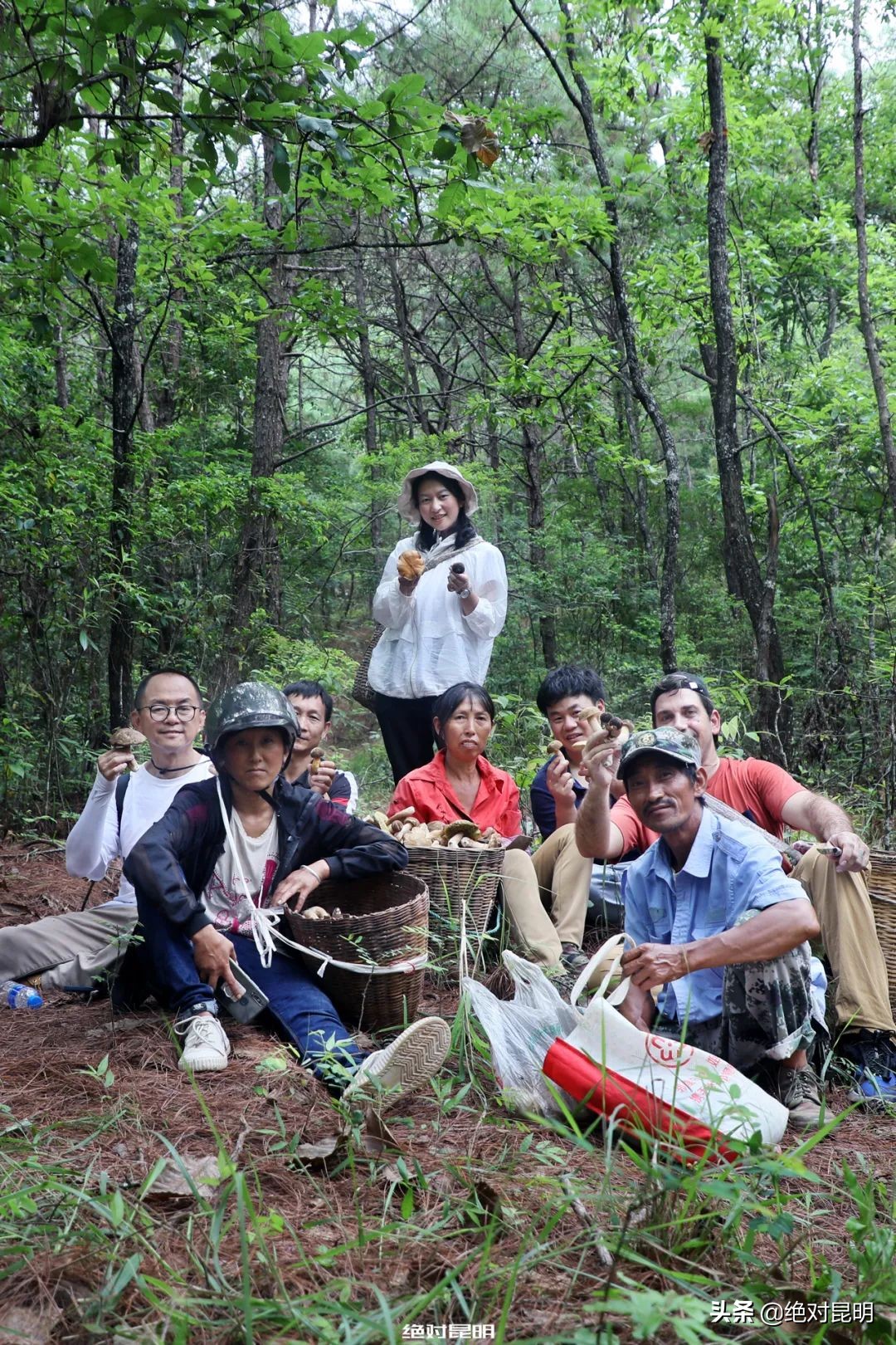 她带西班牙大厨上山捡菌，回昆明后煲出美味红菇汤
