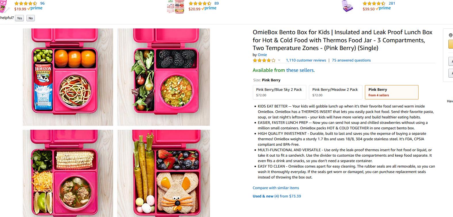 小小春同款饭盒,ins风一次性便当盒