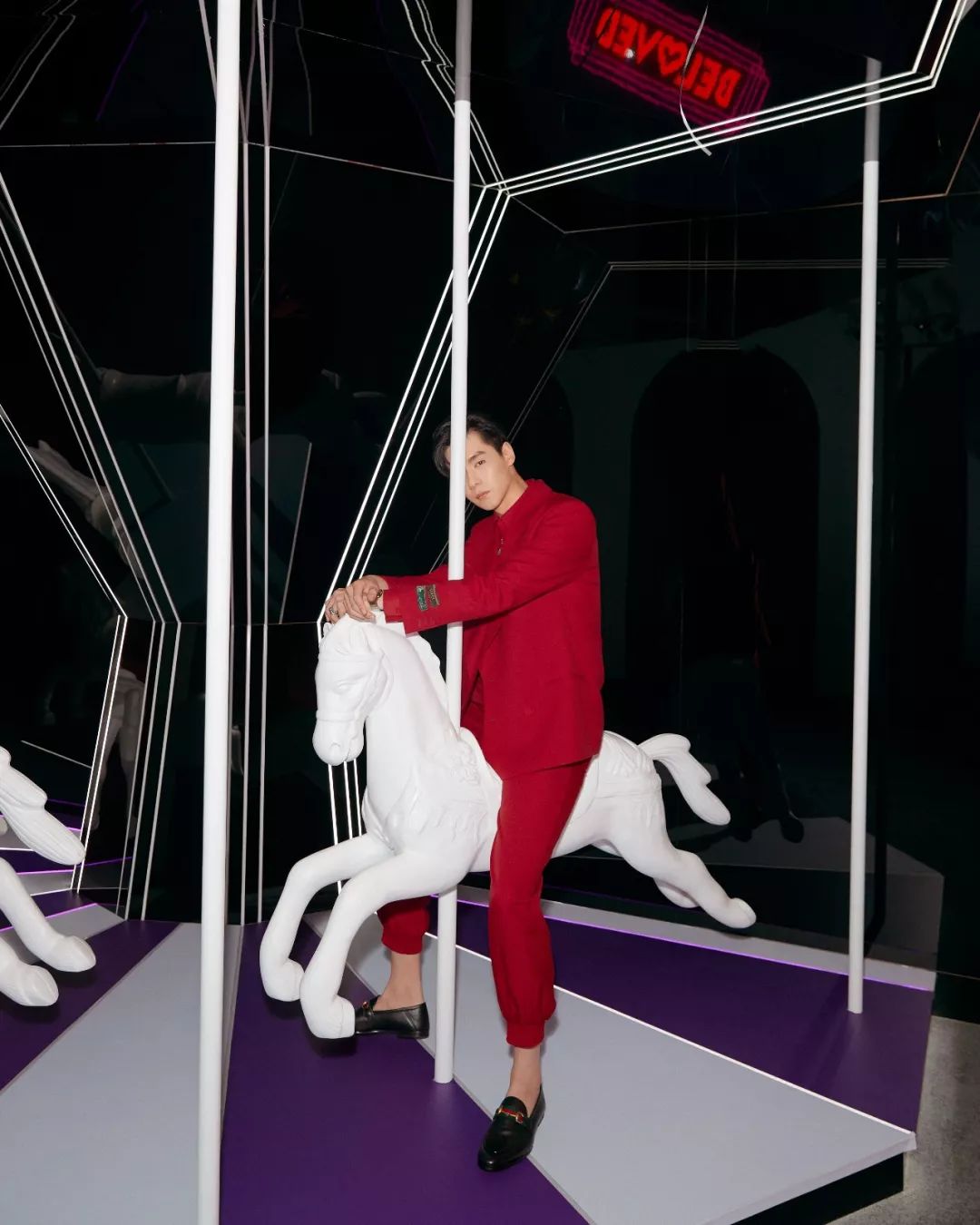 gucci上海肖战鹿晗,gucci上海大秀鹿晗赖冠霖刘耀文