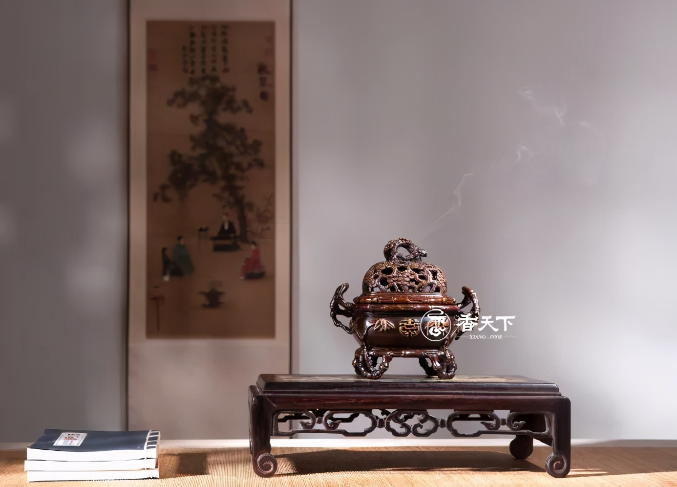 香炉玲珑雅致,香炉怎么陈设