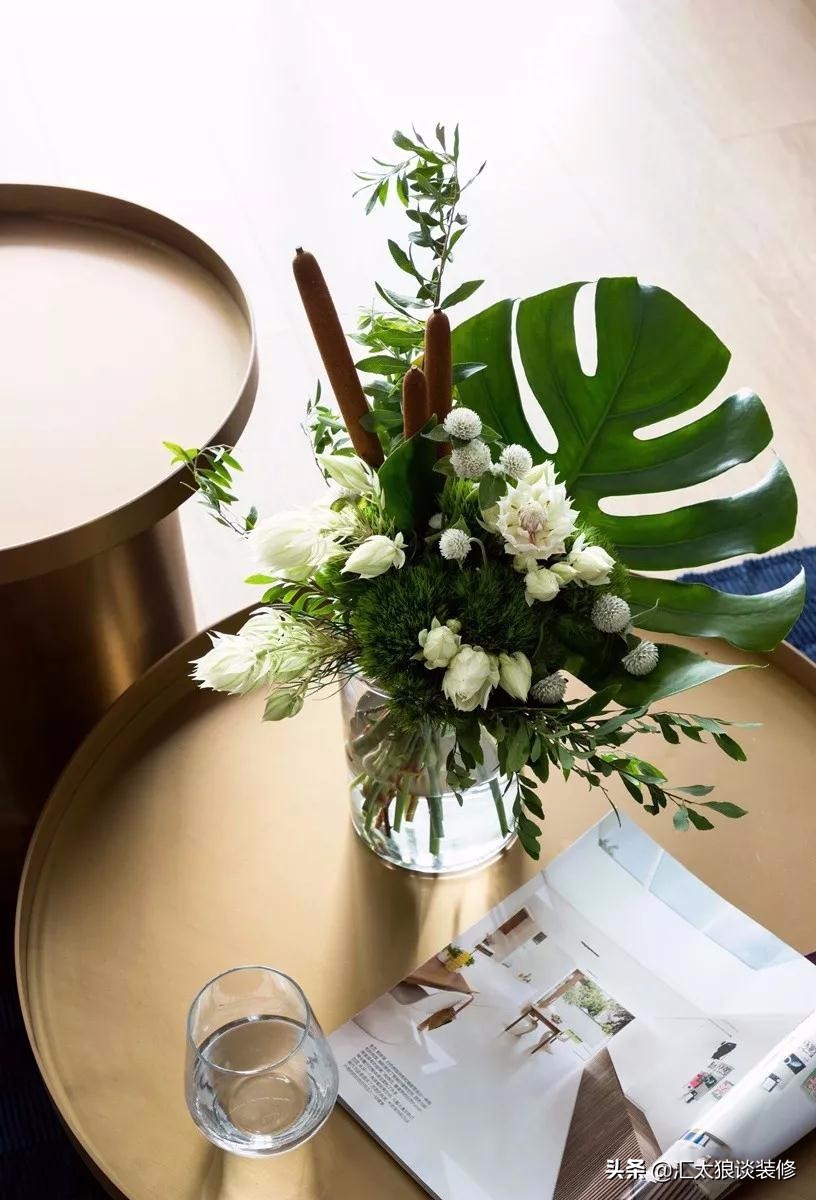 灰白绿原木家具装修风格,黑白灰原木简约风格