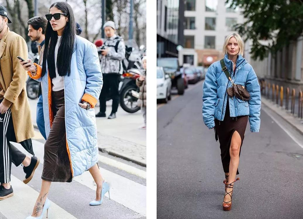 早春羽绒服穿搭又暖又时髦,轻薄羽绒服早春款