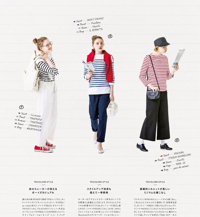 条纹衫的正确搭配,条纹衫穿宽松一点好看吗