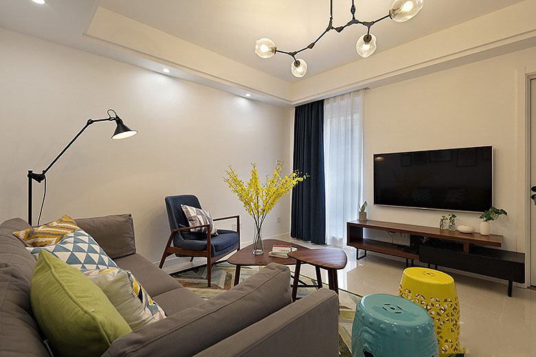 89平方三室两厅北欧风格装修