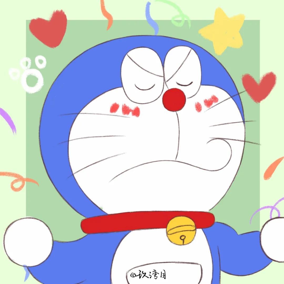 小熊猫卡通头像大全可爱,可爱叮当猫动漫头像