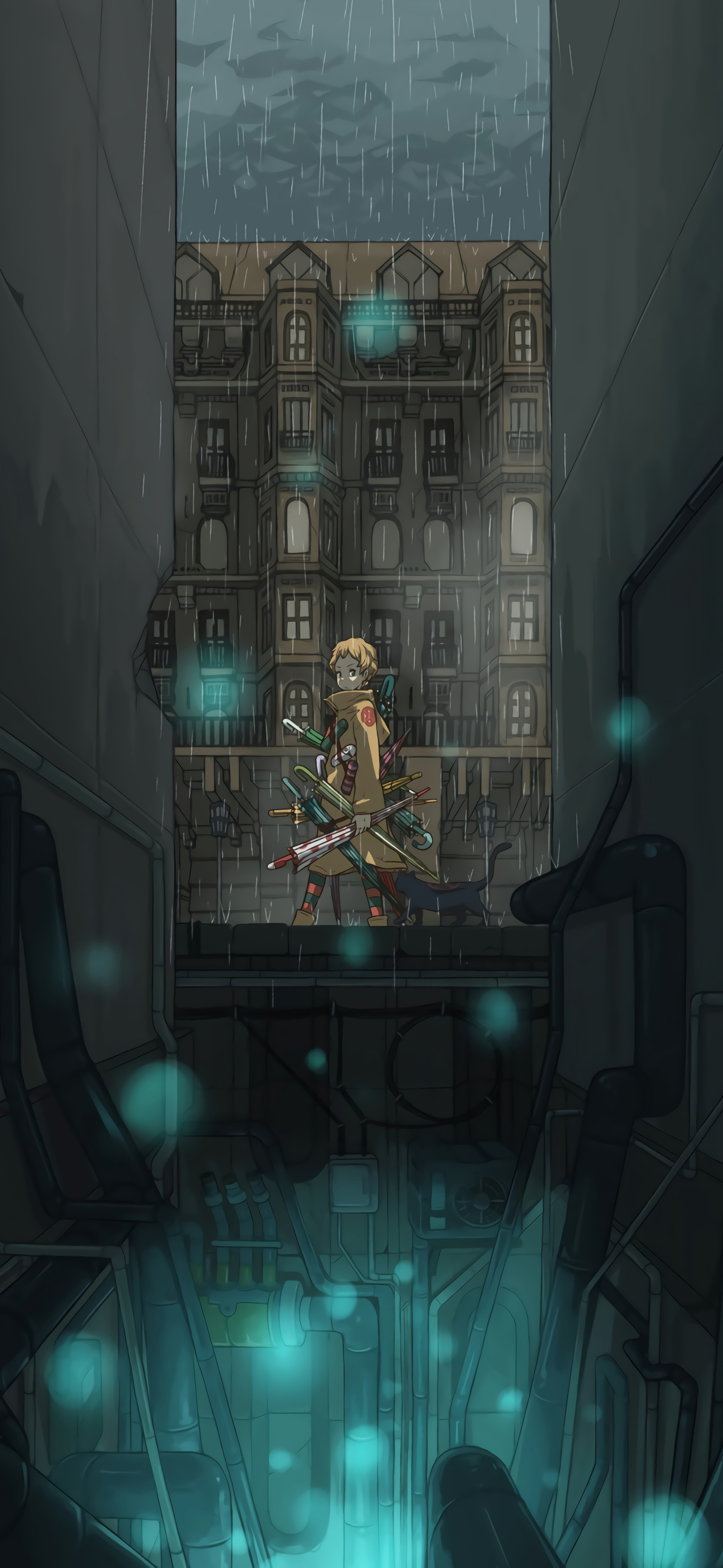 壁纸推荐丨很酷很赞的动漫场景，这个画风爱了