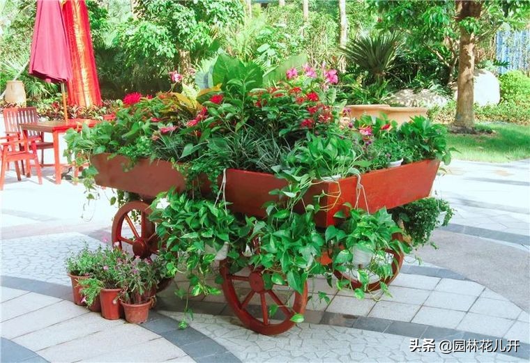 阳台花箱景观设计,景观花架花箱设计