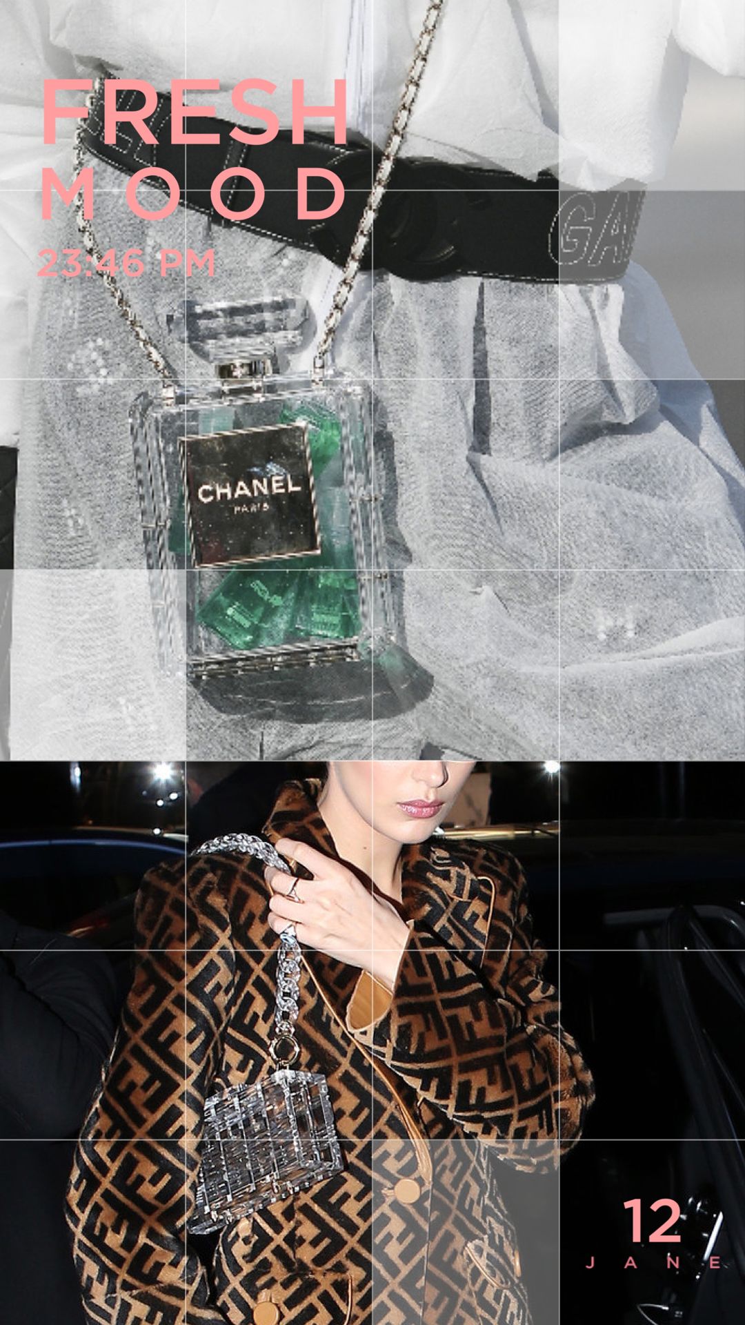 普通包包背腻了,试试“PVC”元素的包包吧,时髦吸睛很高级