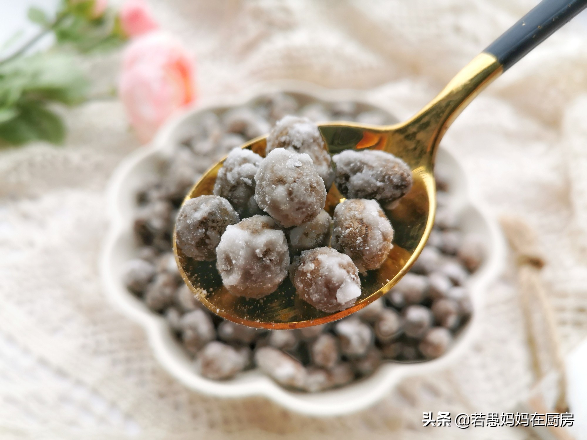 不带淀粉的糖霜山药豆,不用糖做的山药豆